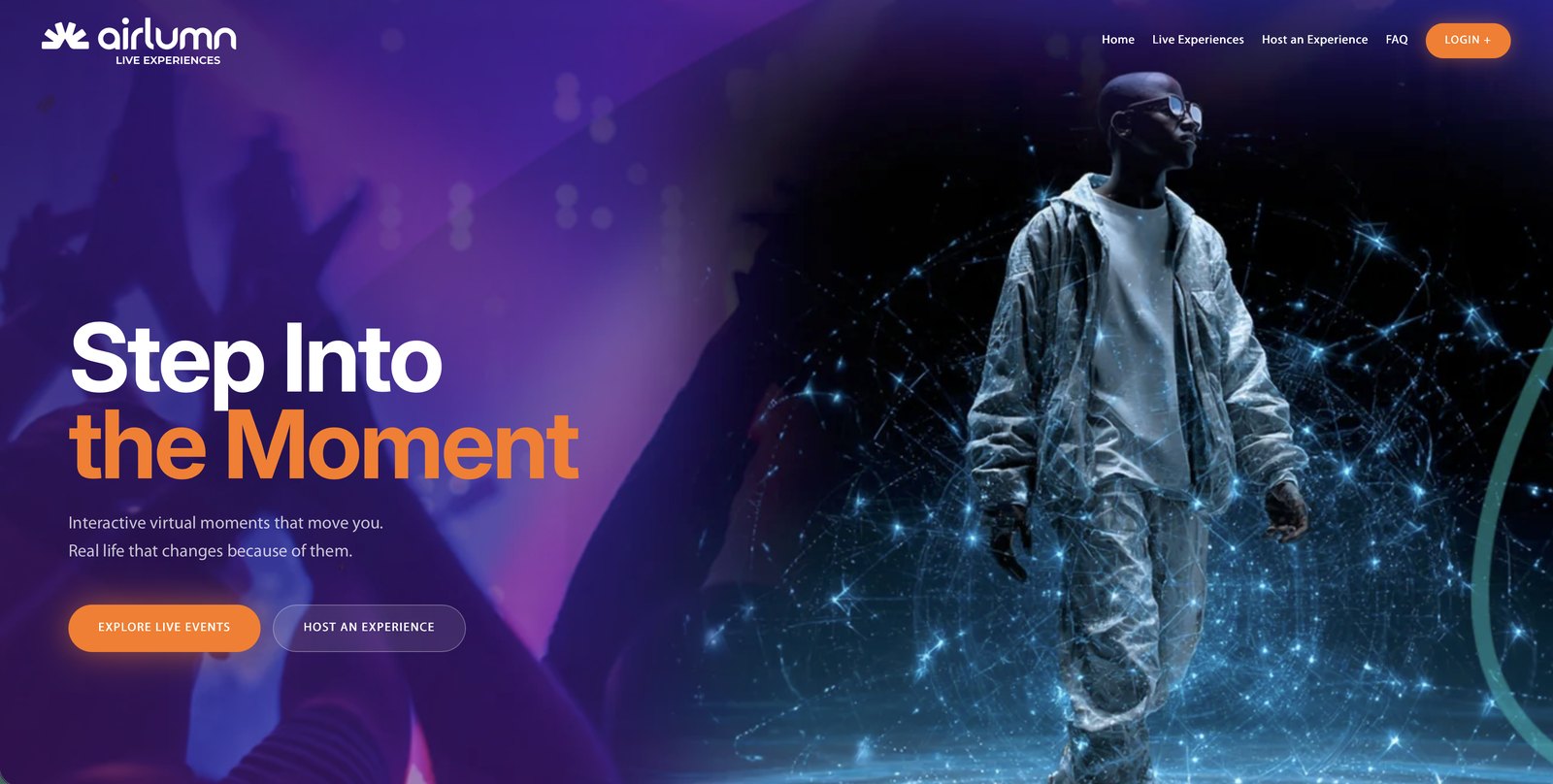 AIRLUMN Live Experiences — Step Into the Moment